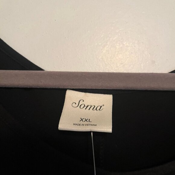 Sonoma Size XXL Black Chiffon Tunic Tank Top NWT - Picture 4 of 6